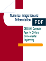 Numerical Integration and Differentiation