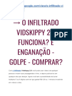 → O Infiltrado Vidskippy 2.0 Não Funciona?【A Verdade Revelada Veja Isso Rápido】