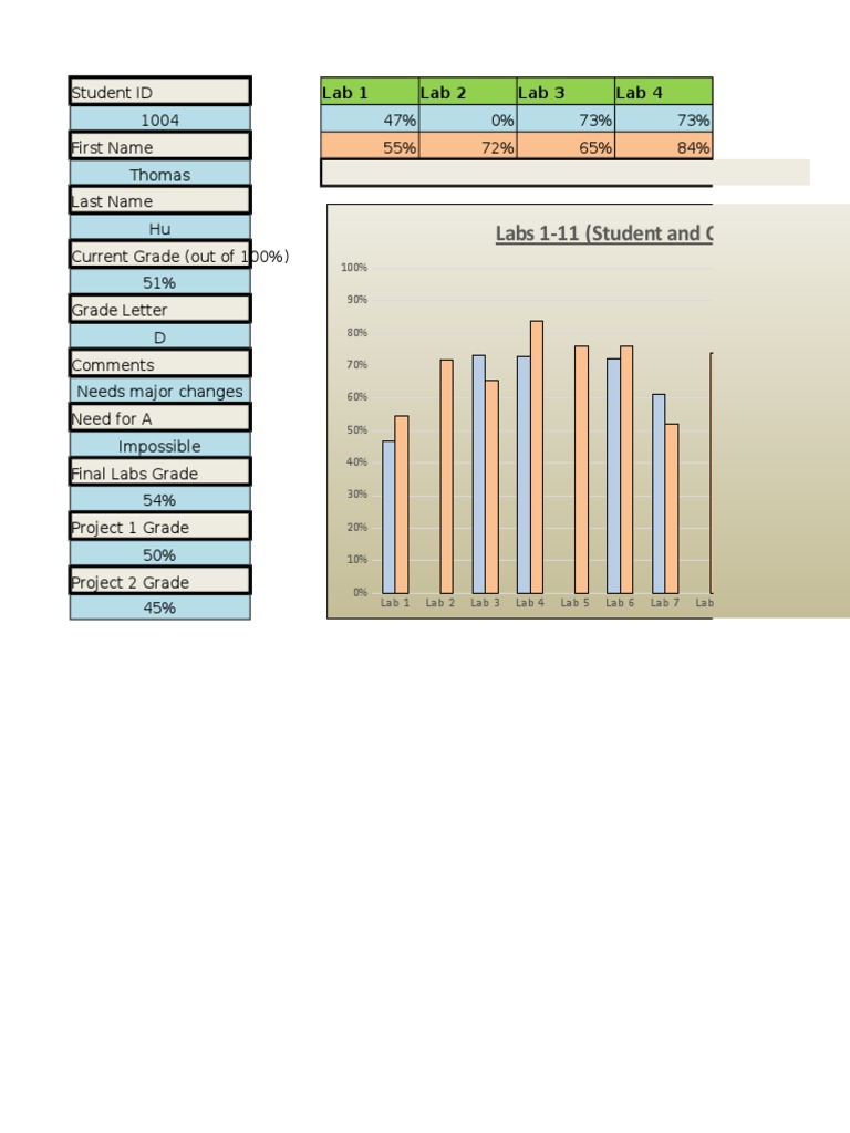 Student Performance Overview | PDF