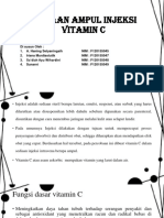 Sediaan Ampul Injeksi Vitamin C