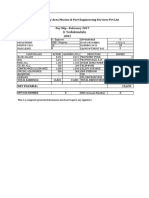 Name K Yedukondalu Employee Code No 1002: Bay Area Marine & Port Engineering Services PVT LTD Pay Slip - February 2017