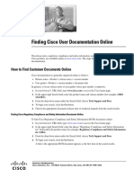 Finding Cisco User Documentation Online: How To Find Customer Documents Online