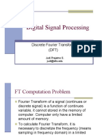 Digital Signal Processing: Discrete Fourier Transform (DFT)