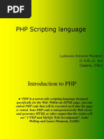 PHP Scripting Language: Ludovico Antonio Muratori Ci S.B.i.C. SNC Cesena, ITALY