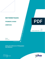 Mathematiques Cycle Preparatoire PDF