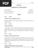 Embedded Systems Design 10EC74