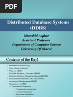 Distributed Database Systems (DDBS)