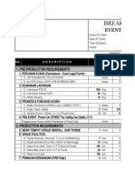 Budget Estimation Big Event