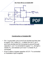 Circuit of The Timer 555 As An Astable MIV