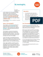 Tuberculous (TB) Meningitis, The Facts: Key Points