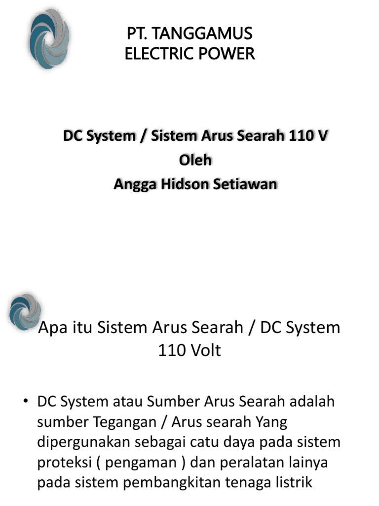 DC Sistem 110 | PDF