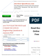 Read Boo Online - Free: 200 Top Electronics and Communication Engineering Questions & Answers PDF