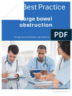 Large Bowel Obstruction: The Right Clinical Information, Right Where It's Needed