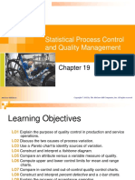 Statistical Process Control and Quality Management