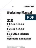 Hitachi ZAXIS 110-3 Class Hydraulic Excavator Service Repair Manual PDF