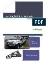 Instalação Rádio L200 GCM SP