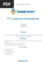 9236 Induction of Lawencon Company Profile March18 PDF