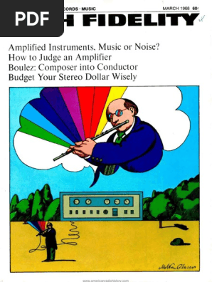 High Fidelity 1968 03 Pdf Orchestras Phonograph