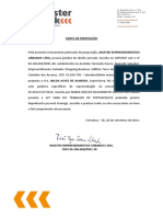 Carta de Preposição - Jailda Almeida