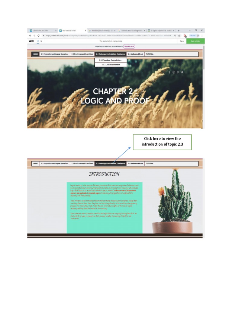 Logic Study Guide Navigation | PDF