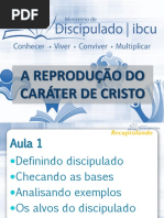 A Reprodução Do Caráter de Cristo