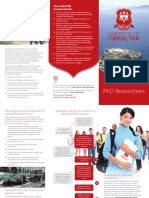 PHD Researchers: Would You Like To Be A University of Gibraltar PHD Researcher?