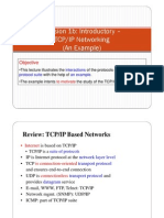 TCP/IP Networking Example