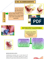 Patologías del alumbramiento: Retención placentaria y fragmentos