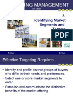 Marketing Management: 8 Identifying Market Segments and Targets