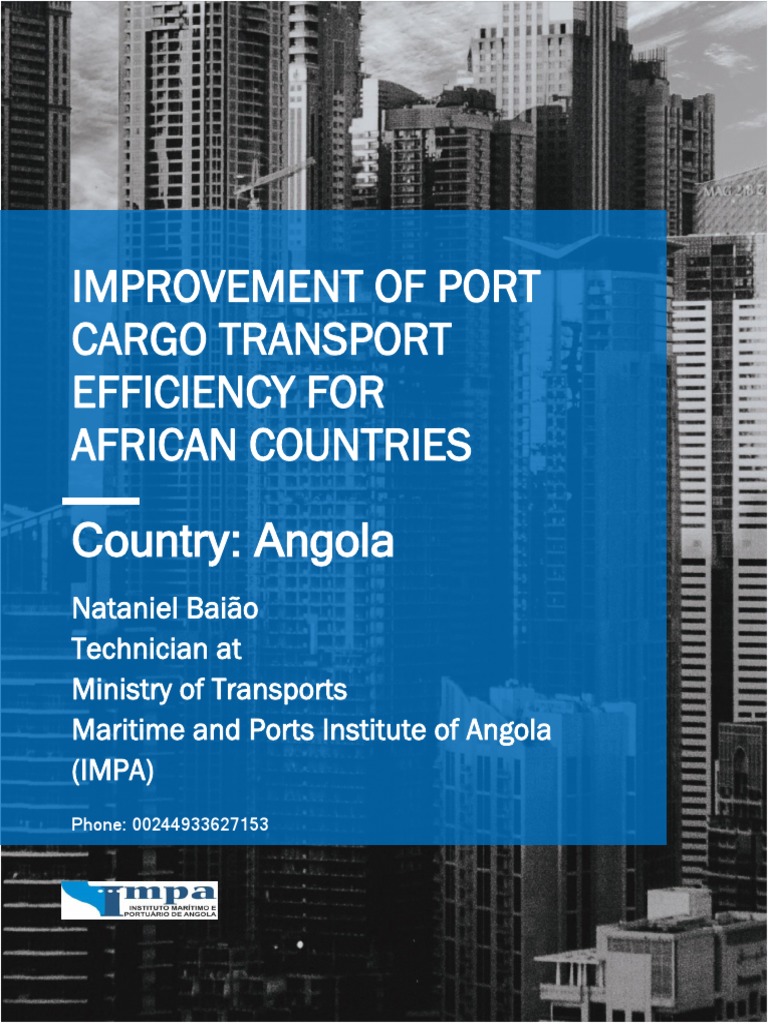 Port Efficiency and Transport in Angola | PDF | Port | Angola