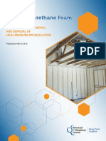 Guidance On Best Practices For The Installation of Spray Polyurethane Foam