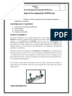 Informe Desmontaje de La Suspension McPherson