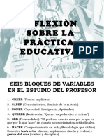 Reflexion Sobre La Practica Educativa