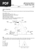 Hydraulic Structures Design Problems