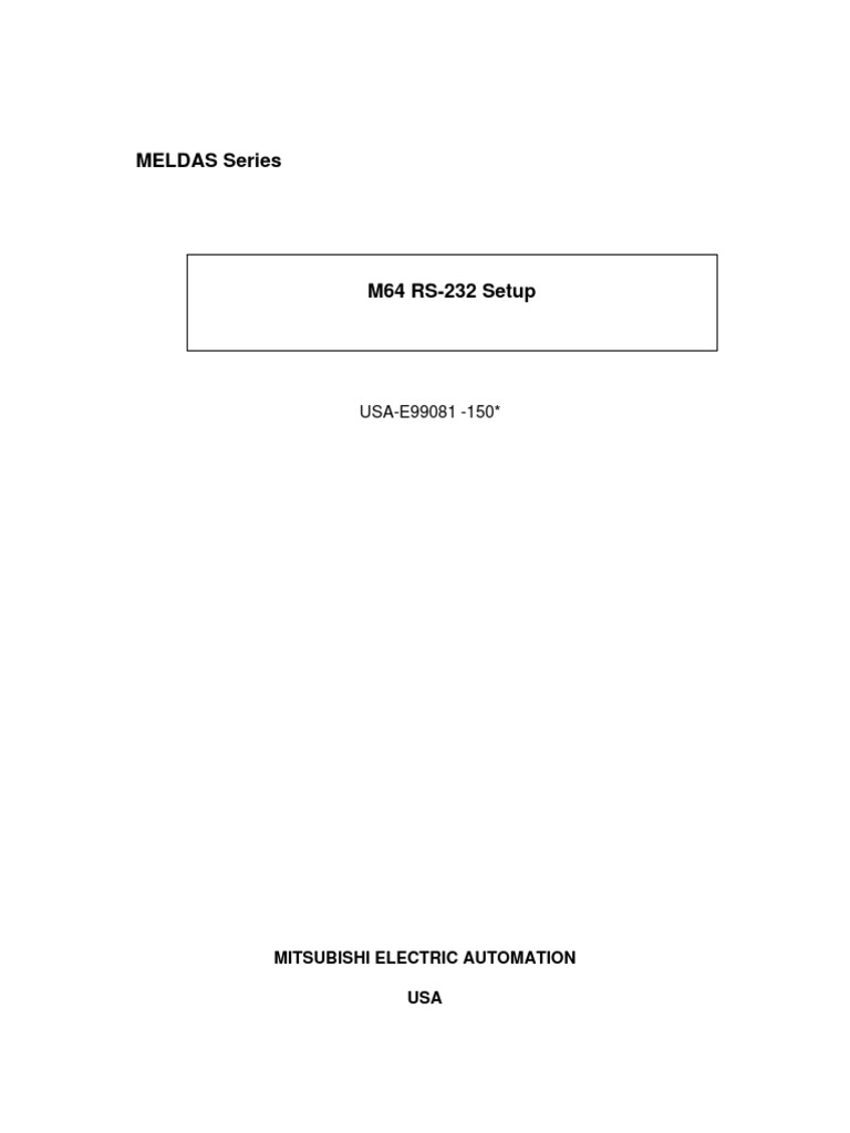 M64 RS-232 Procomm Plus Setup Guide | PDF | Programmable Logic ...