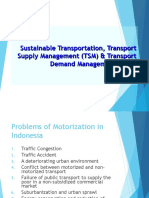 Sustainable Transport + TSM + TDM