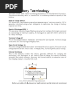 Basic Battery Terminology