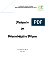 Pathfinder For Physics/Applied Physics: University of San Carlos