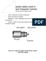 Basics of Coaxial Cables Used in Electronic and Computer Systems