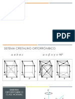 Sistemas cristalinos ortorrómbico y tetragonal y sus clases de simetría