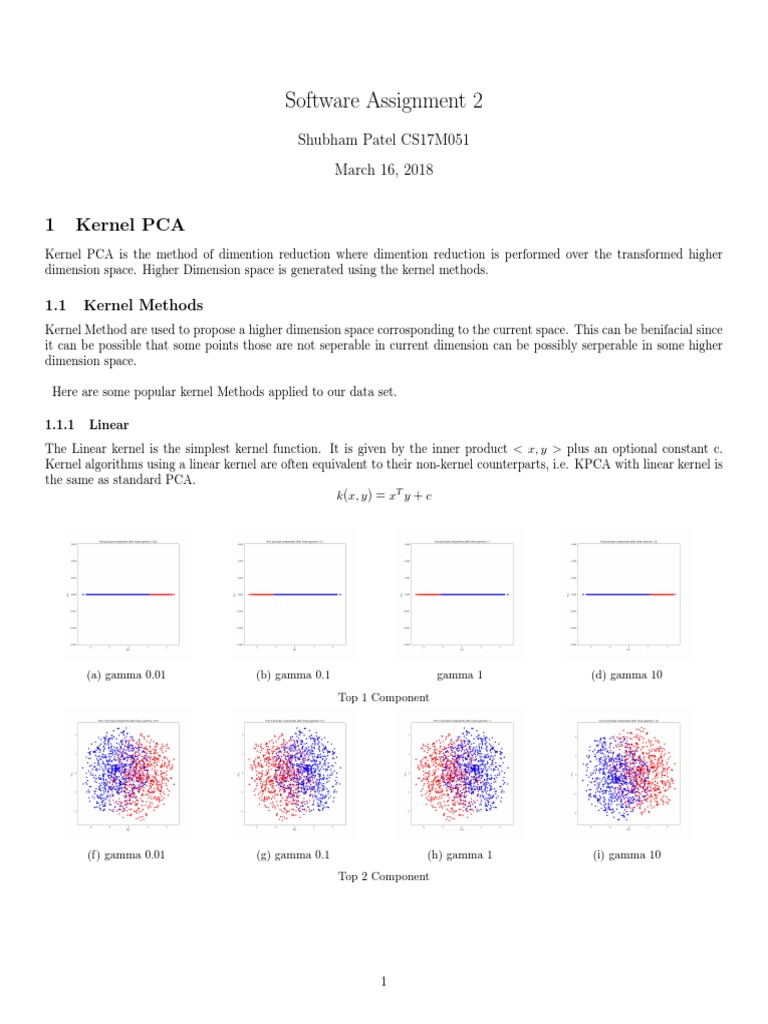 Kernel PCA | PDF | Principal Component Analysis | Algorithms