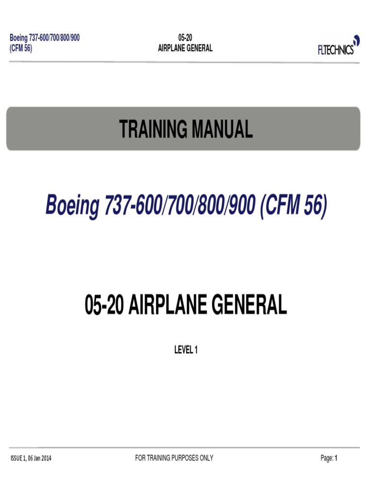 Boeing 737 Maintenance Training Manual | PDF | Airplane | Landing Gear
