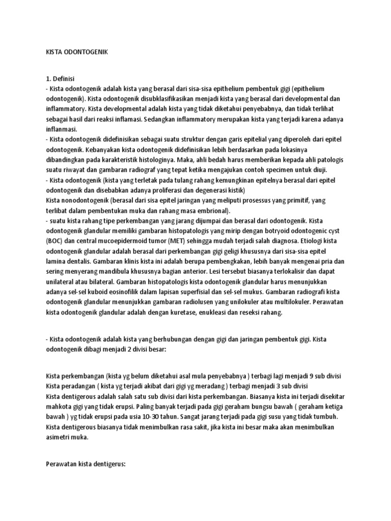 Ameloblastoma Jurnal Kedokteran Unram