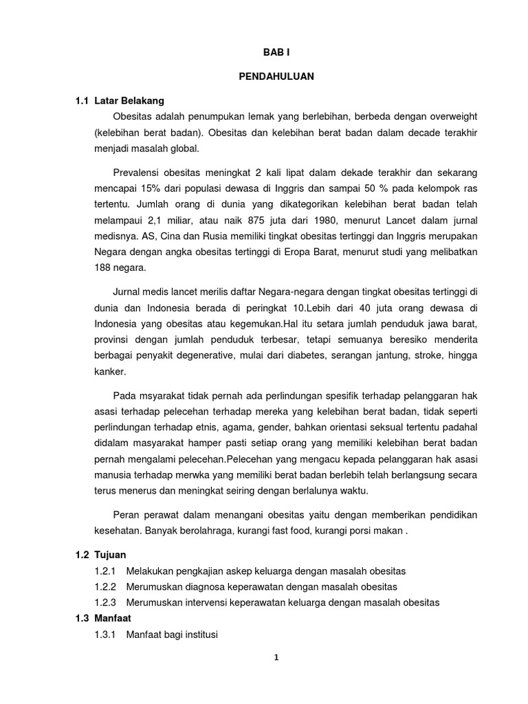 Makalah Obesitas