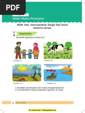 Pelajaran 3 Allah Maha Pencipta Pdf