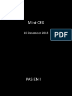 Mini-CEX  anastesi 10 Desember 2018 FK UNIZAR-RSU BANGLI