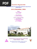 Training Programme.10-11december2010 Brochure