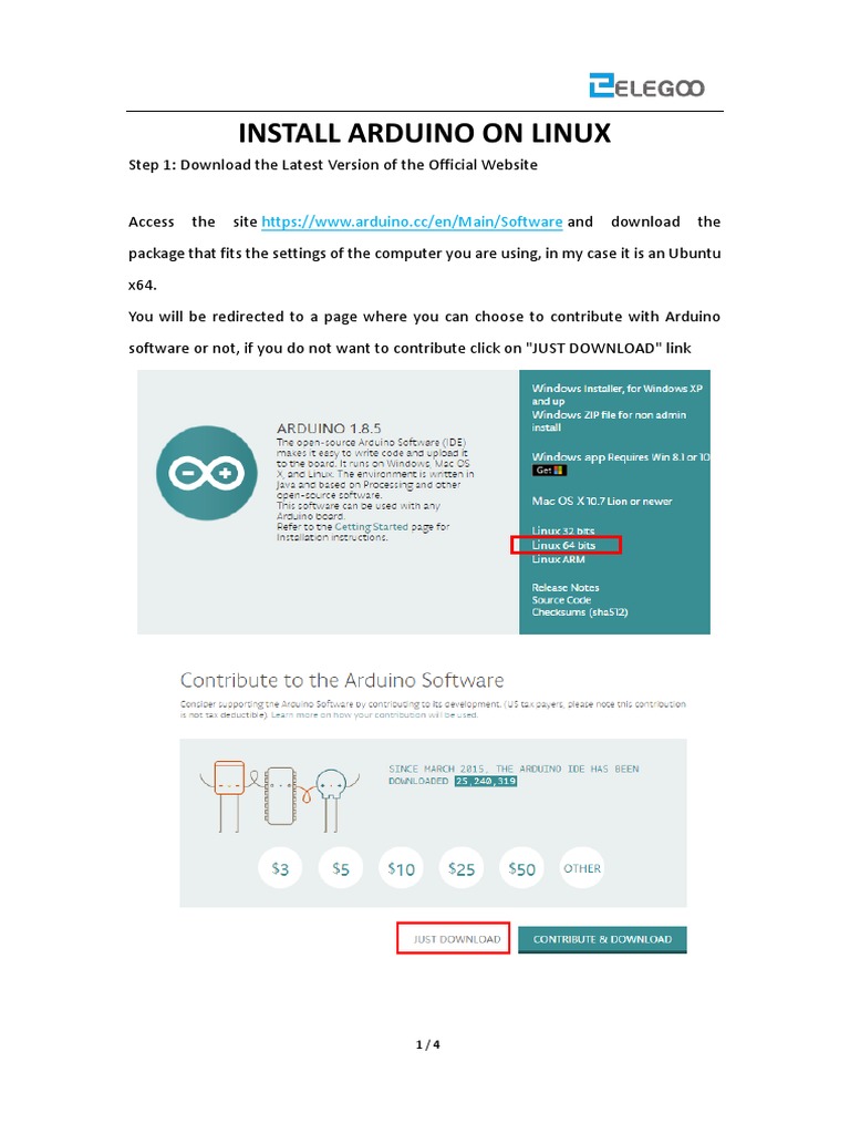 Install Arduino On Linux | PDF