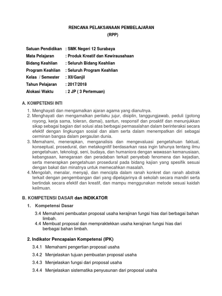 Contoh Proposal Usaha Kerajinan Fungsi Hias Dari Bahan Limbah Pdf Berbagi Contoh Proposal