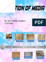 Evolution of Media by Zyra Ongsiaco